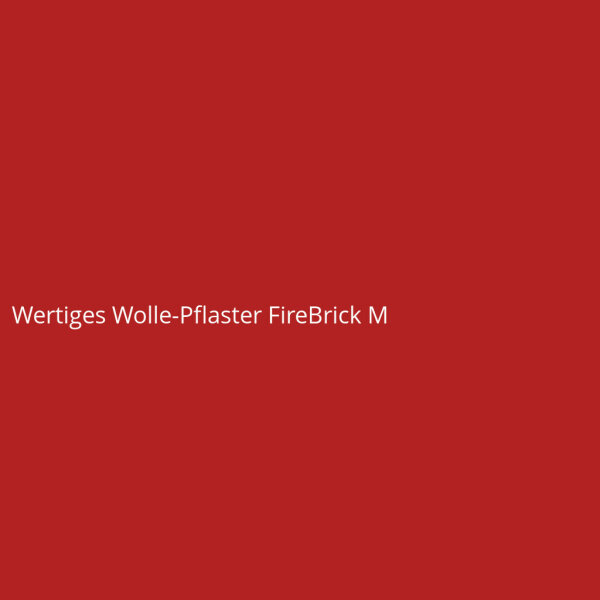 Wertiges Wolle-Pflaster FireBrick M