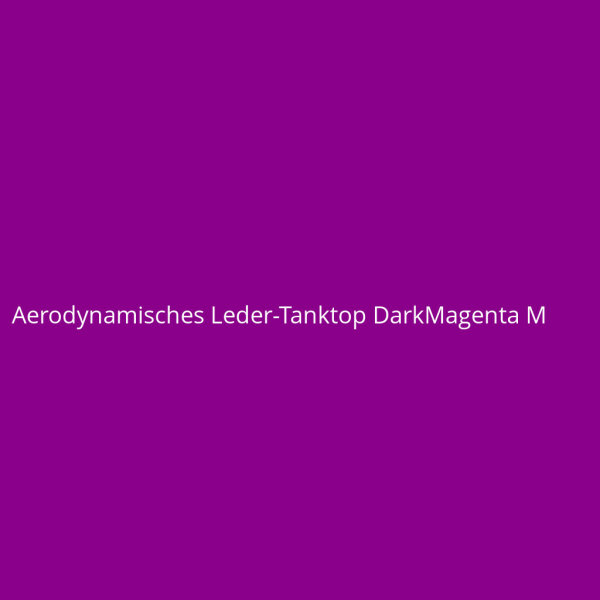 Aerodynamisches Leder-Tanktop DarkMagenta M