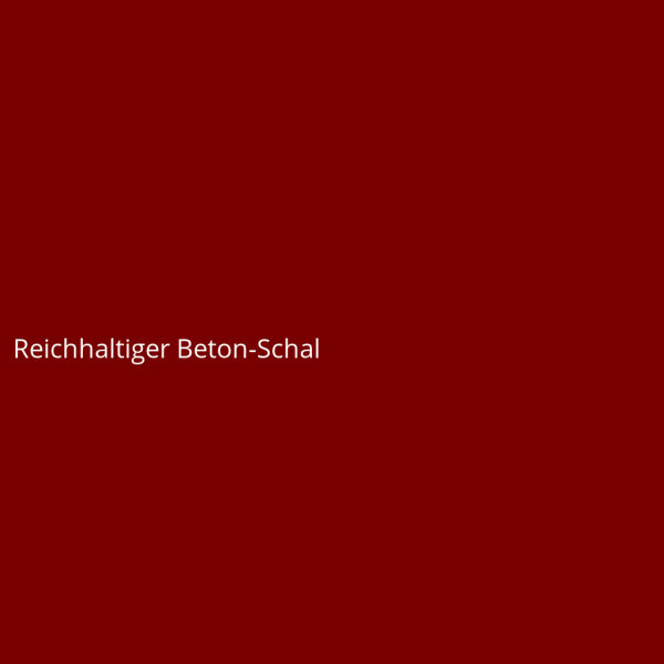 Reichhaltiger Beton-Schal